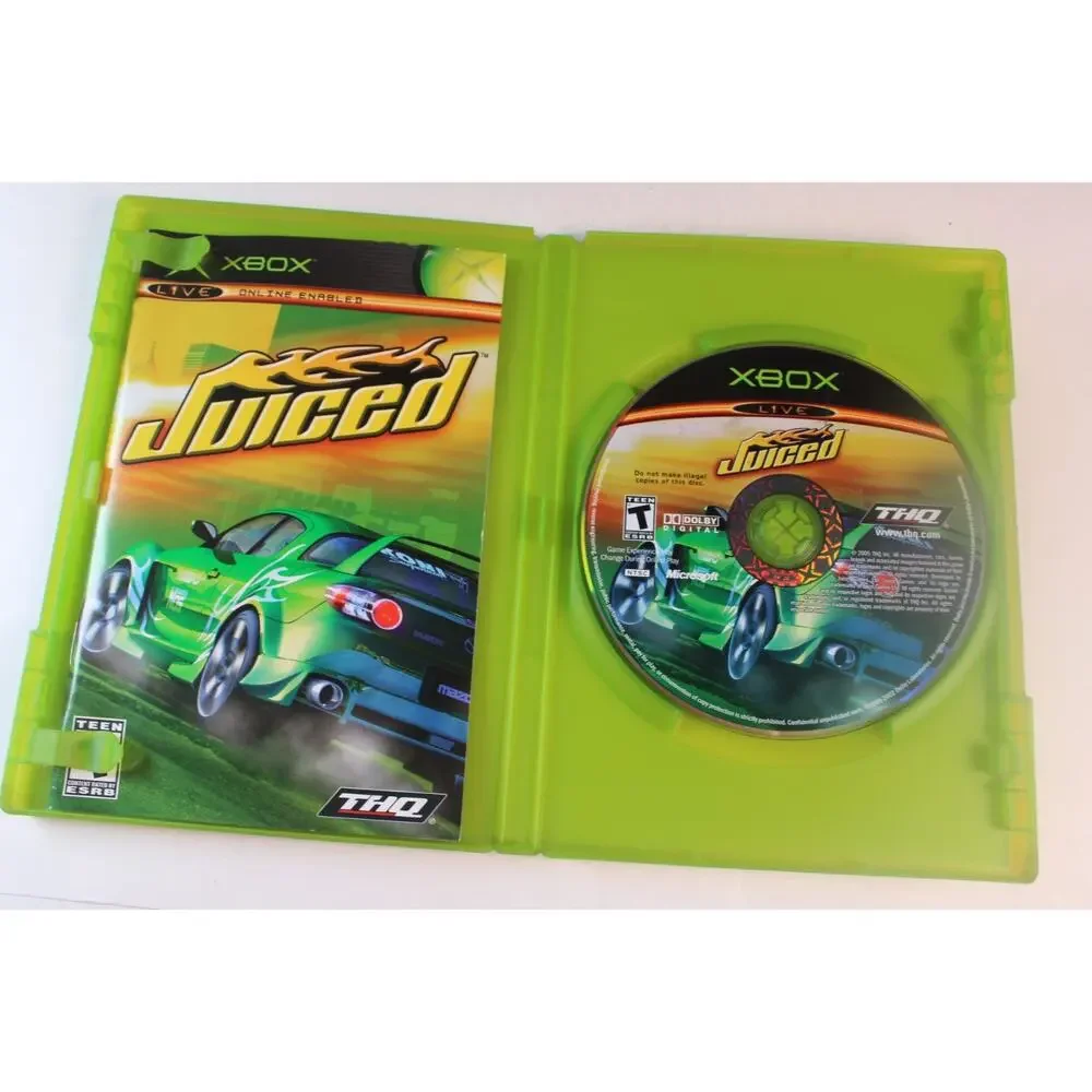 Juiced (Microsoft Xbox, 2005) Authentic, Complete, Tested/Works